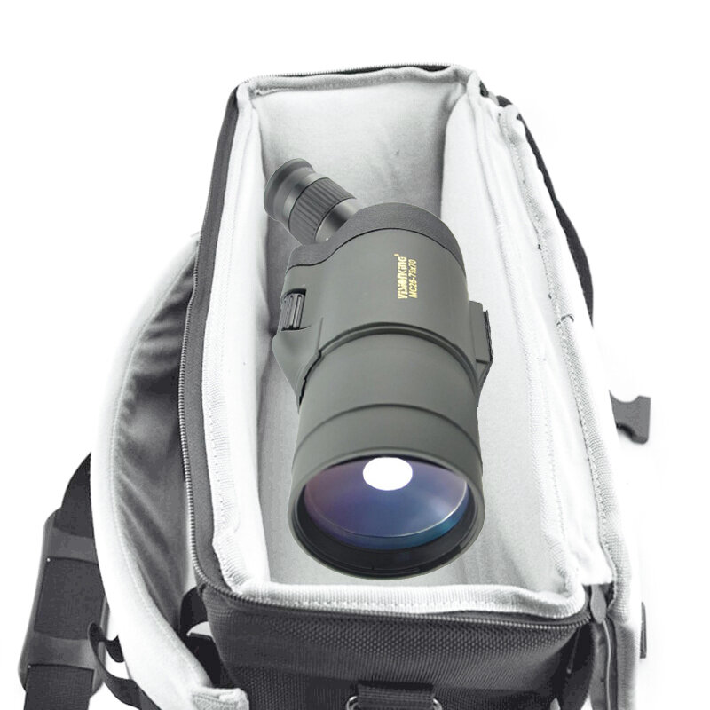 Visionking-Sac à main étanche en nylon pour télescope, longue-vue portable, fermeture à glissière, étui de transport de broderie, 38x25x21cm