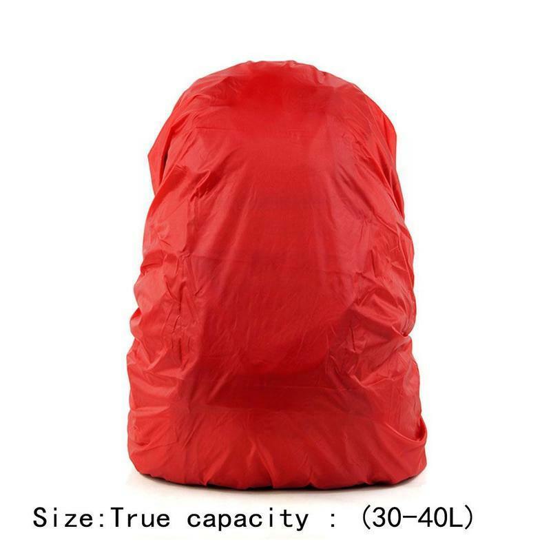 Sac à dos multicolore grande capacité, étanche, randonnée Camping, couverture pour hommes, outils d'extérieur, sac de pluie A5c7