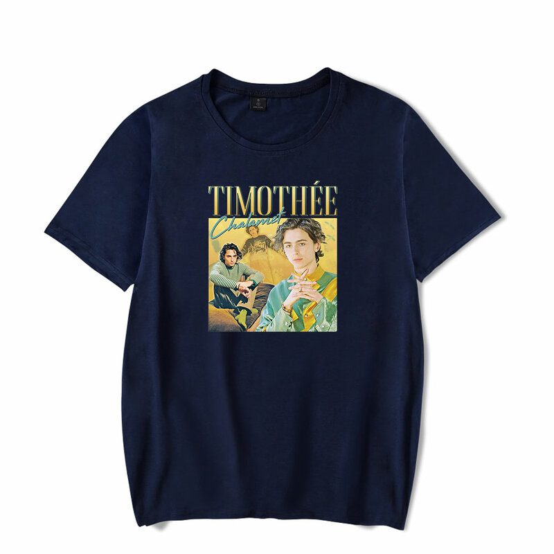Timothees Chalamets T-Shirt uomo e donna manica corta donna divertente maglietta Unisex Harajuku top