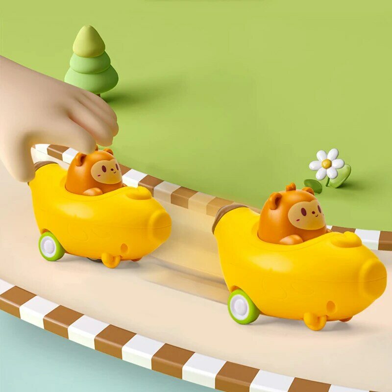 Montessori Autos Spielzeug für 1 Jahr altes Baby Geburtstag Geschenk Auto interaktives Spielzeug für Kinder 2 bis 4 Jahre alte Kinder Lernspiel zeug