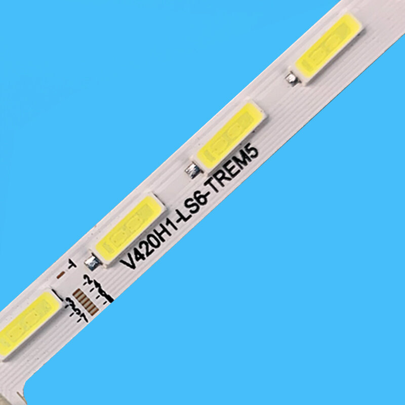 1 buah strip lampu latar LED V420H1-LS6-TREM5 Bar lampu V420D1-LS1-TREM1 untuk Skyworth 42 "48 lampu V420HJ1-LE6 REV.C5 layar