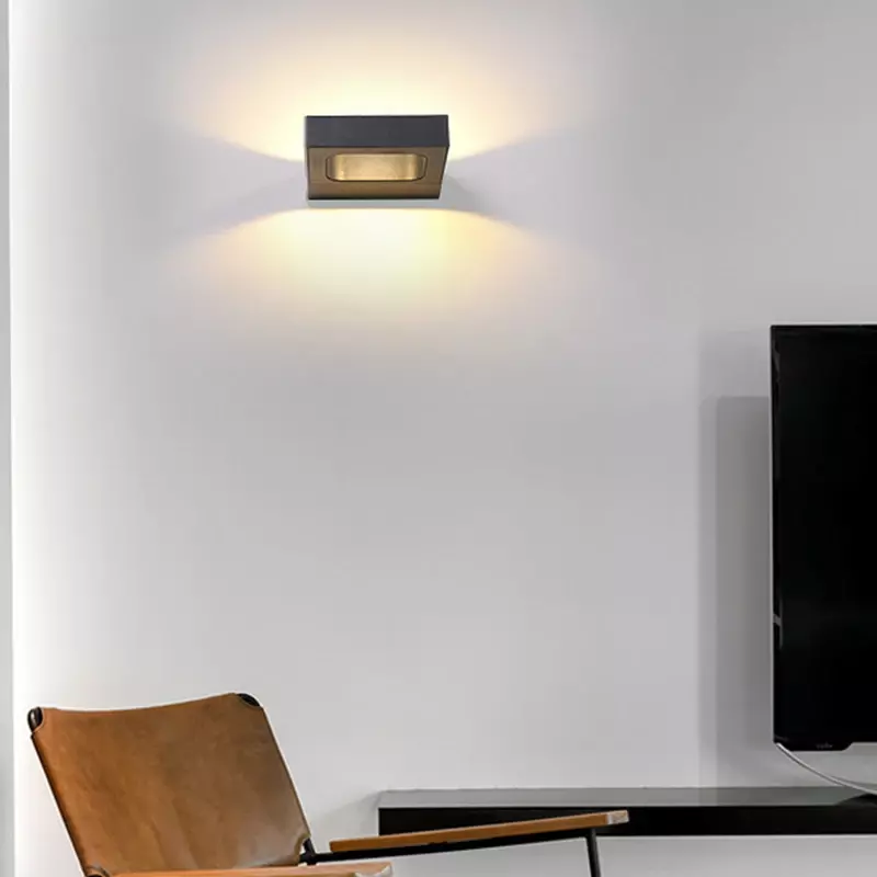 Lampu Dinding berputar bebas 360 °, lampu baca samping tempat tidur kamar tidur ruang tamu tangga Dekorasi koridor pencahayaan