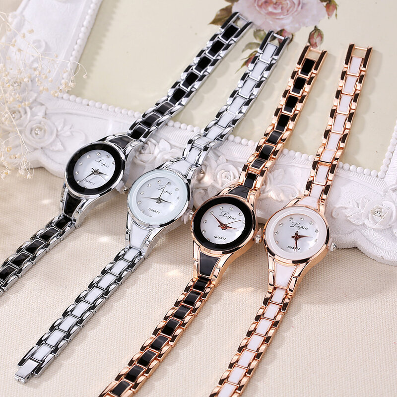 Uhr für Frauen Luxus Rose Gold Silber Armband Armbanduhr Damen Einfache Casual Quarz Frauen Uhren Großhandel Reloj Mujer Neue