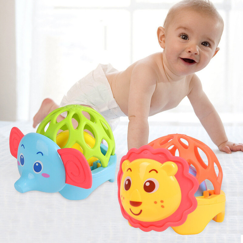 Juguete Montessori de goma texturizada, bolas táctiles múltiples, bolas suaves de masaje de entrenamiento para bebés de 0, 6 y 12 meses