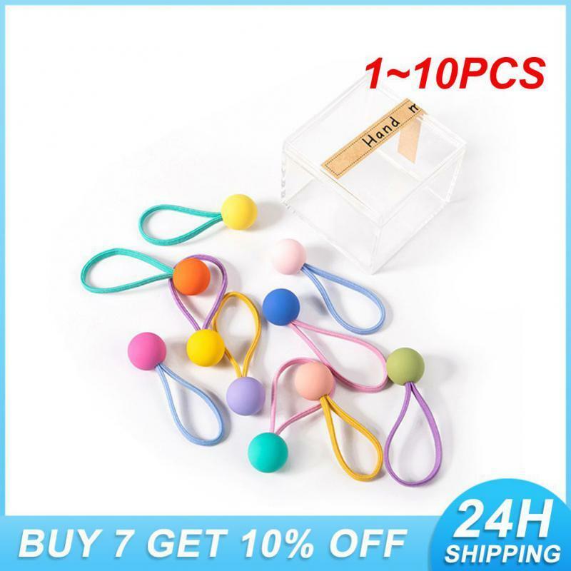 1~10PCS Reliable Children's Hair Accessories Cute And Playful Design Colorful Star Hair Ties Fashionable Kids Hair Elastics