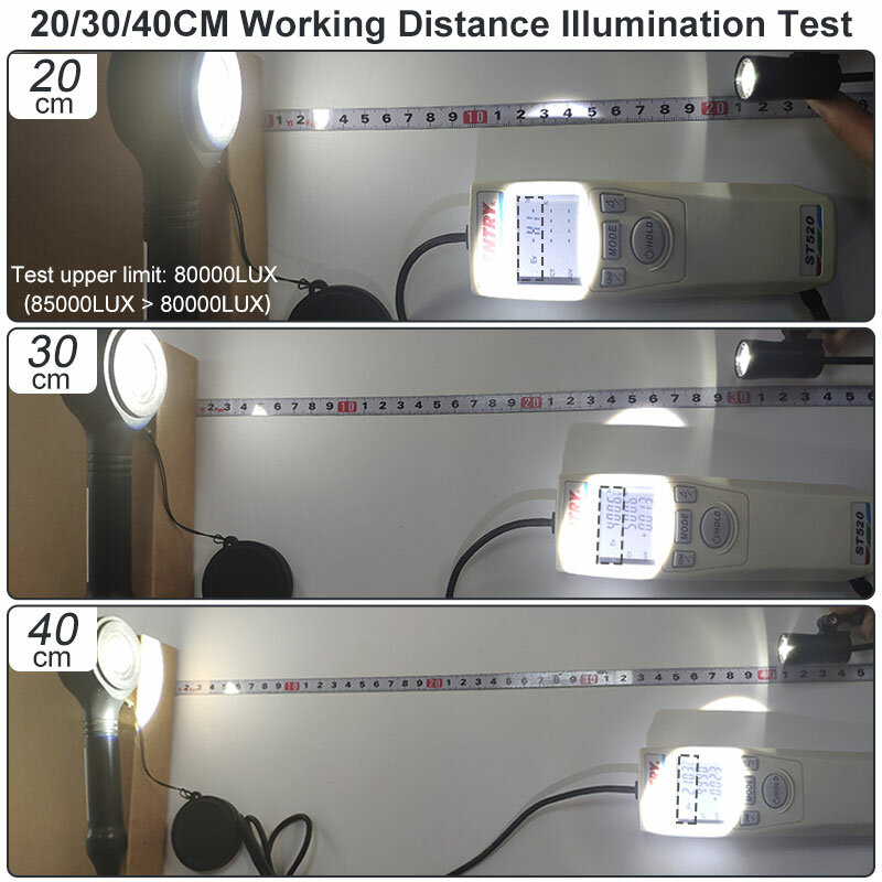 85000lux LED Dental Scheinwerfer Typ C Lades chein werfer 360 ° einstellbarer Winkel kopf Untersuchung licht mit 4000mAh Kapazität Batterie