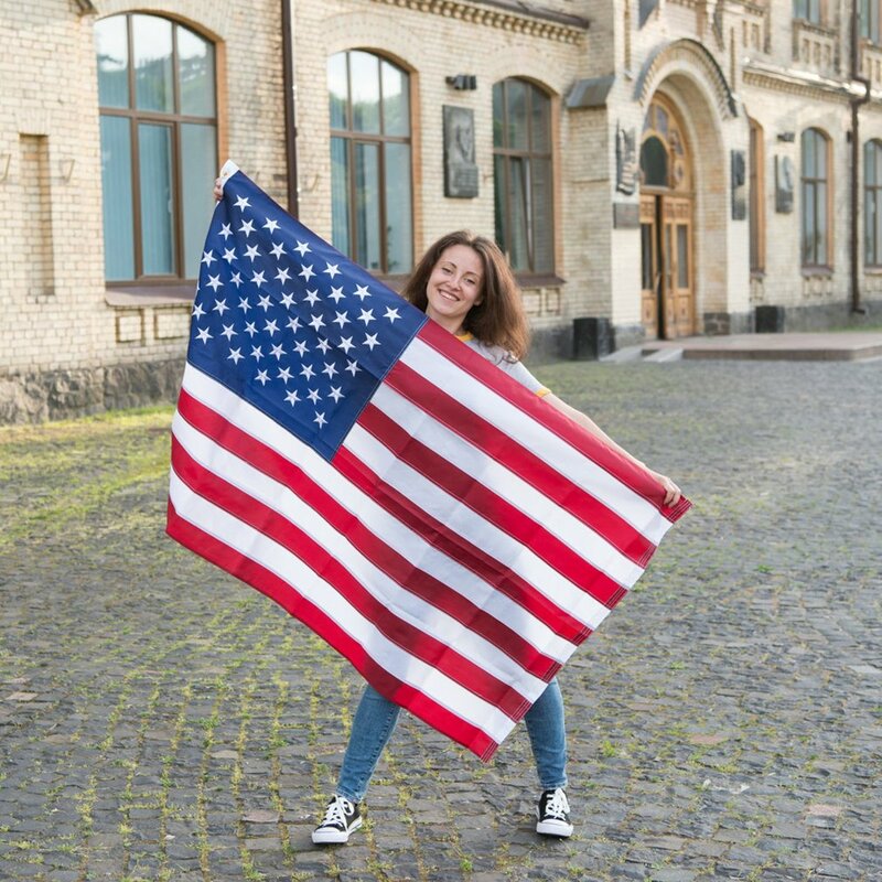 Bandera Nacional de Estados Unidos para decoración del hogar, banderín de 90x150cm para oficina, actividad, desfile, Festival, país de América, novedad