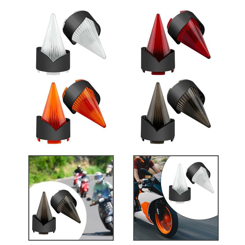 2Pcs Turn Signal Lens Cover Accessories Lampshade Replacement Decorative Compatible for Softail Fatboy Street Glide