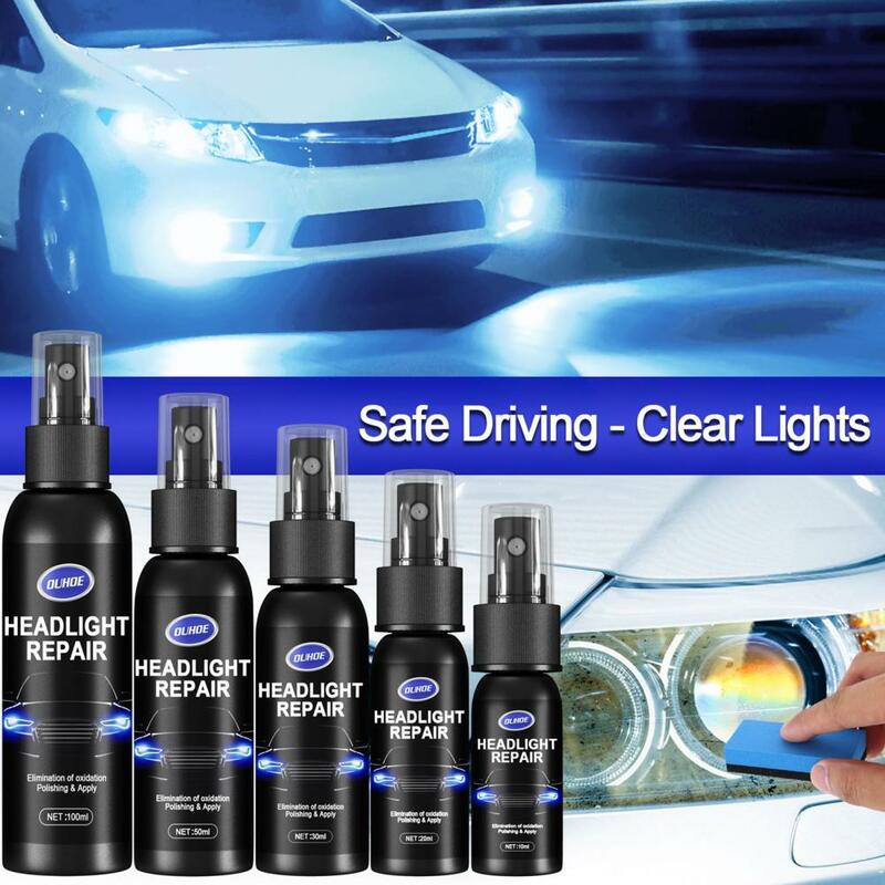 Antykorozyjny wydajny reflektor samochodowy środek polerujący bezpieczny środek do naprawy reflektorów łatwa obsługa samochodu