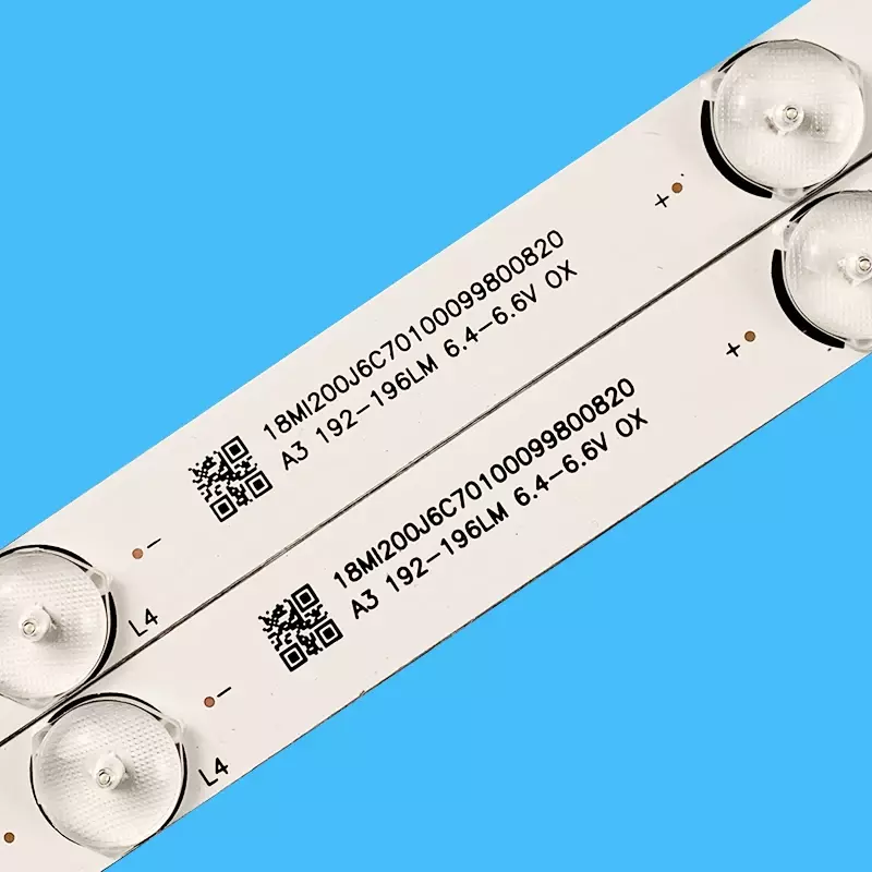 4 buah strip lampu latar LED 1073MM 12 lampu untuk JF-D400-S0 A3 AKTV5534 MS-L1157 V4
