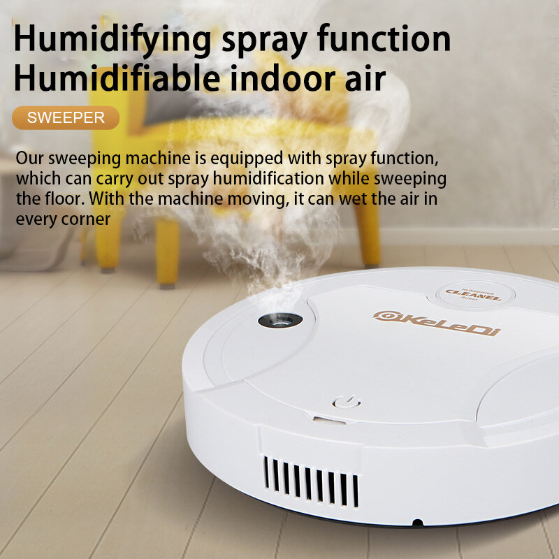 Sweeping Robot Rechargeable Automatic Vacuum Cleaner Sweeping And Mopping All-in-one Air Humidifying Spray Sweeping Robot