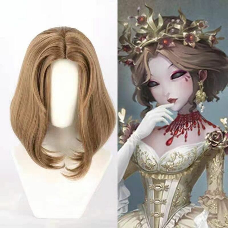 Game Identity Blood Queen Mary Marie Cosplay Wigs Heat Resistant Synthetic Hair Halloween Party Role Play Wigs