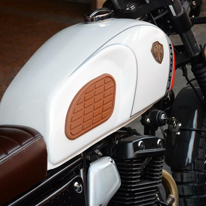 2 stücke Motorrad Kraftstoff tank Pad Protector Knies chützer Retro Anti-Rutsch dekorative Seiten aufkleber modifizierte Teile