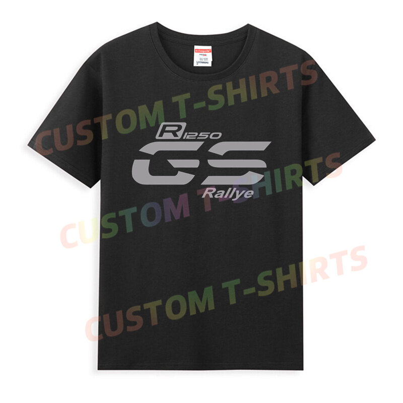 2024 Men T Shirt Casual Off-Road GS R1250 T-shirt Graphic Oversized Sports Tops Short Sleeves 100% Cotton Streetwear S-3XL