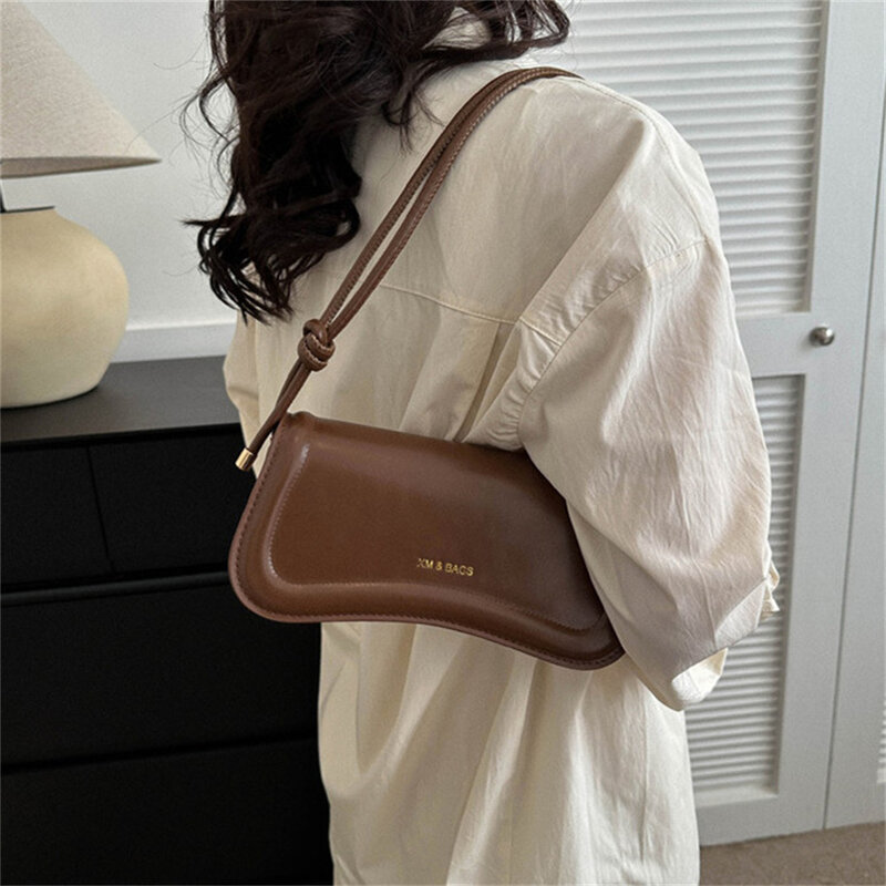 Tas bahu Flap Up kecil tas tangan wanita tas kurir persegi kulit desainer mewah Fashion tas ponsel belanja wanita