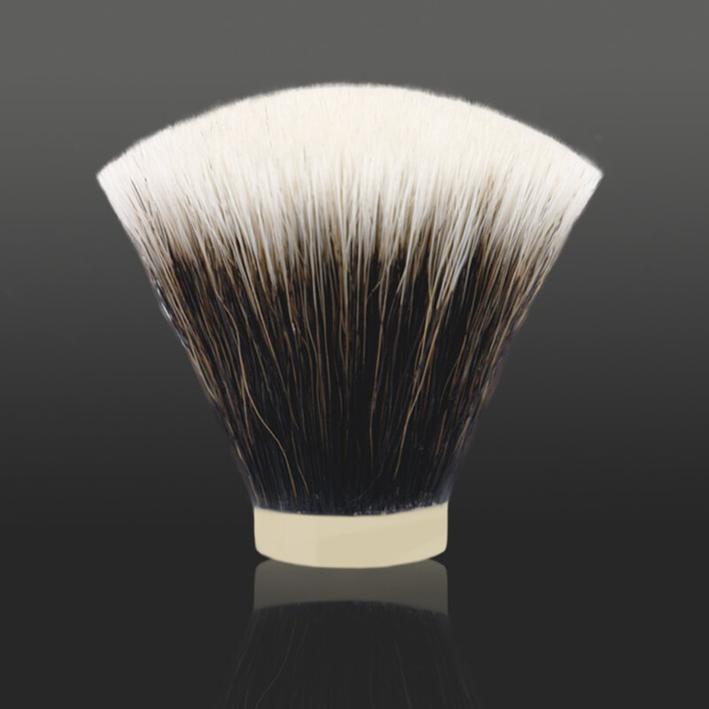 Boti Brush-esmoquin de pelo grueso para hombre, cepillo de pelo sintético con forma de abanico, estilo de barba y espuma con afeitado húmedo, 2022