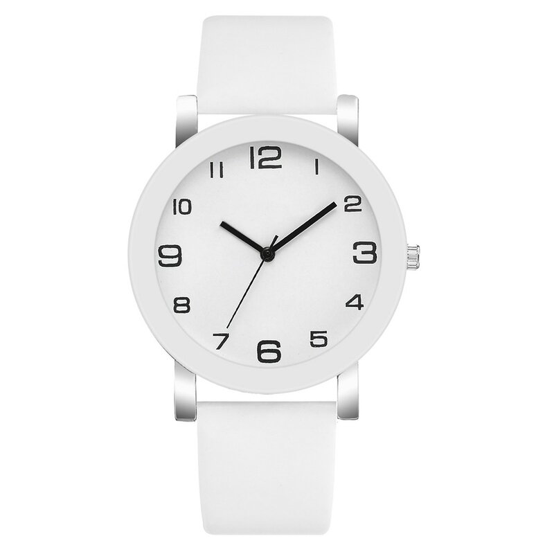 นาฬิกาควอตซ์สำหรับผู้ชายสายหนังสำหรับ Jam Tangan Digital จบการศึกษาสายหนังนาฬิกาหรูสำหรับผู้ชาย