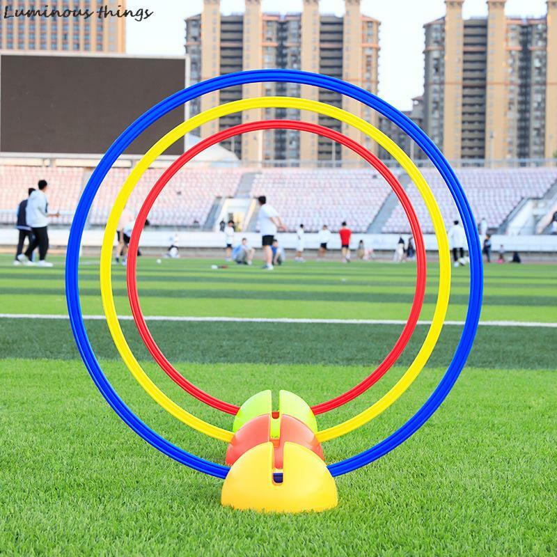 Anello di allenamento di calcio da 30cm 40cm anello di allenamento di agilità di velocità rotondo anello di allenamento di agilità di velocità di calcio anello di agilità sportiva da palestra