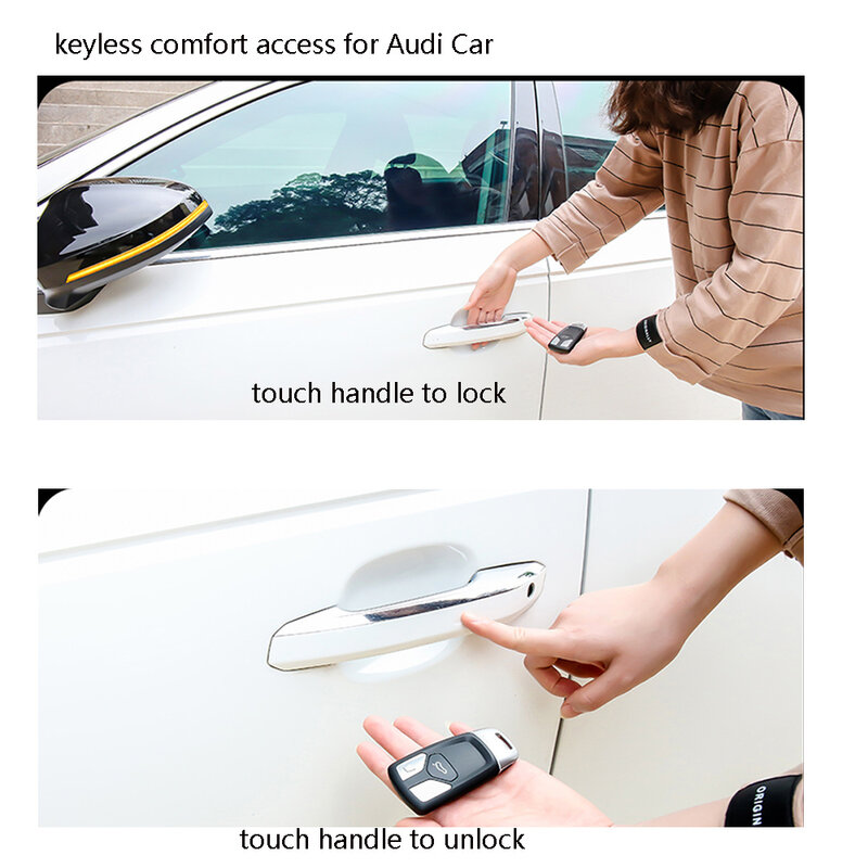 Sistema de entrada de acceso sin llave para Audi A3 año 2021-2022, bloqueo automático, desbloqueo por MANGO táctil, llave Original, accesorios de coche, piezas