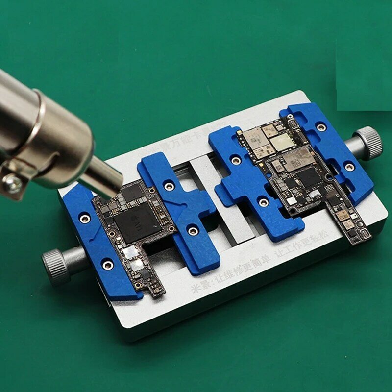 Soporte de soldadura PCB de doble eje MJ K23, accesorio de reparación de placa base de Iphone, herramienta de reparación de soldadura