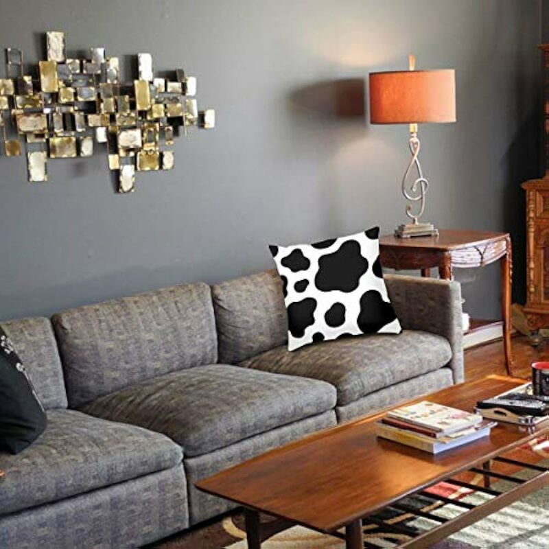 Kuh druck zwei Seiten drucken dekorative quadratische Kissen bezüge Fall für Sofa Couch Wohnkultur