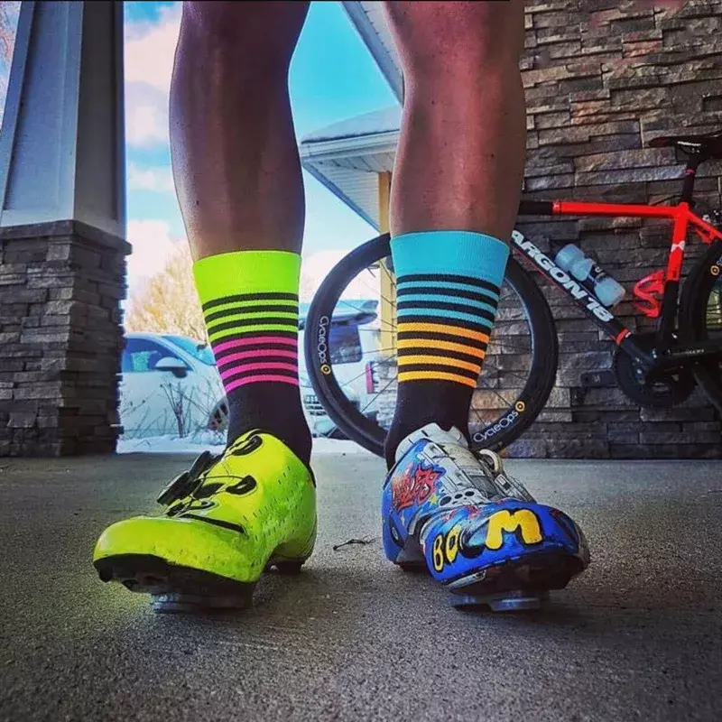 DH SPORTS-Calcetines deportivos profesionales Unisex, calzado de ciclismo al aire libre para hombre, para correr en carretera y baloncesto
