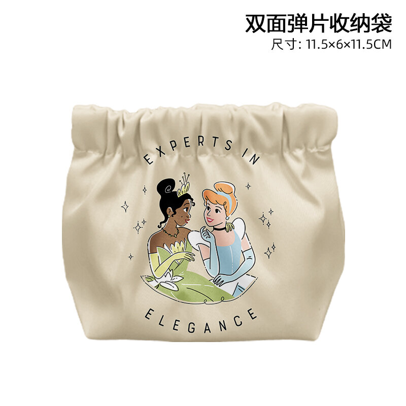 Disney Princess Cinderella T8841 Anime Briefcases Coin Bag Cartoon Makeup Bag Casual Purses Card Storage Handbag Gift