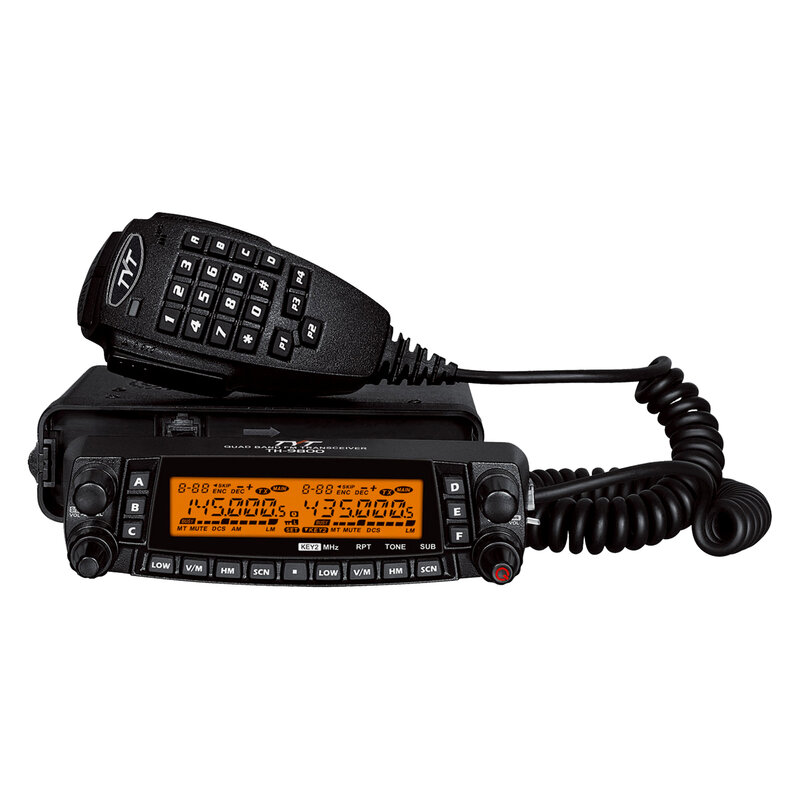 Tyt TH-9800 plus Quad-Band 29/144/430MHz Mobiele Radio, 50 Watt Amateurfunk Repeater-Scrambler