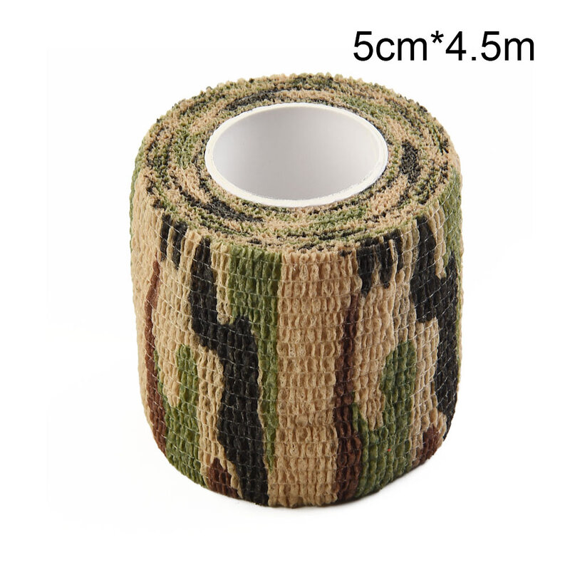 Camouflage Invisible Tape Camo Form Reusable Self Cling Hunting Rifle Fabric Tape Wrap Outdoor Camping Auxiliary Tools