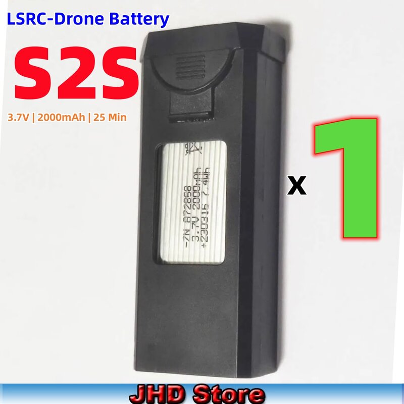 JHD D'origine LSRC S2S LS-S2S RC Qudcopter D'origine S2S Mini Drone Batterie 3.7V 2000mAh S2S Batterie Fournisseurs