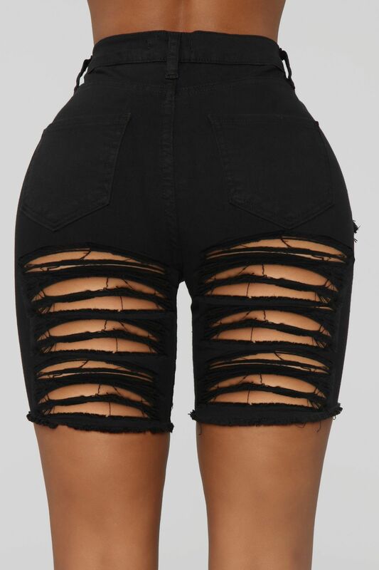 Shorts for Women Fashion Casual Street Style Ripped Shorts Ladies Shorts Women's Clothing
