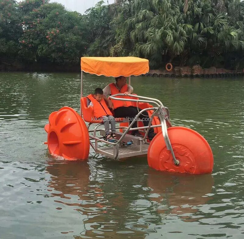 Bicicleta de água inflável para adultos, 3 rodas grandes, bicicleta flutuante no mar ou lago, venda direta da fábrica