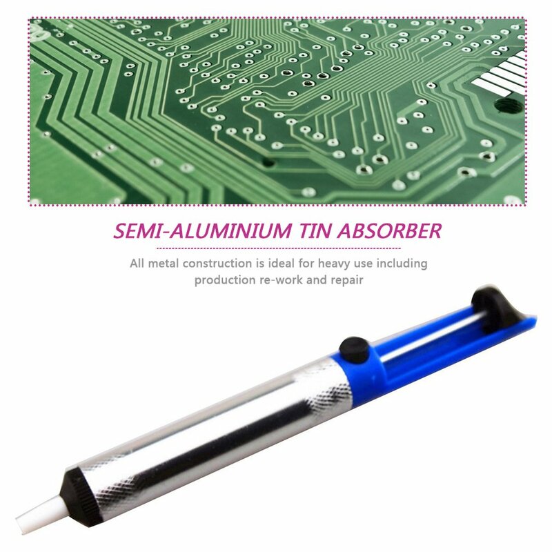Powerful Removal Professional Solder Sucking Desoldering Pump Tool Vacuum Soldering Iron Desolver Removal Device Fast Delivery