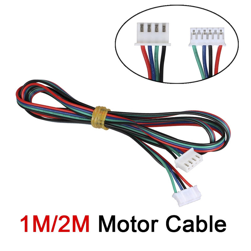 0.7M/1M/2M/3M Two-phase XH2.54 4pin To 6pin Terminal Motor Connector Cable for Nema 42 Stepper Motor 3D Printer Parts