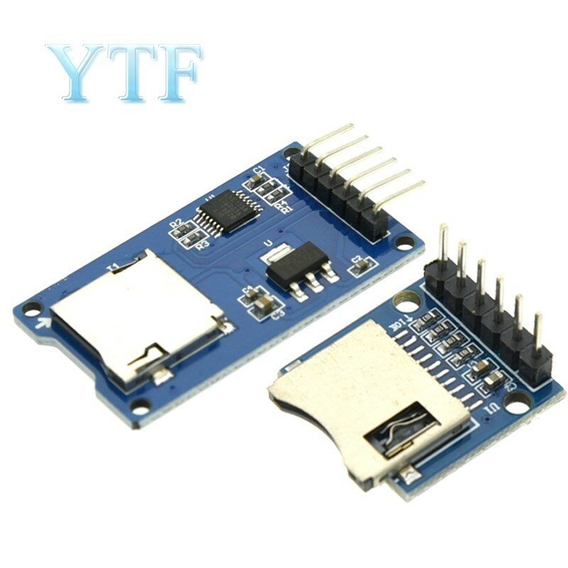 마이크로 SD 카드 모듈 TF 카드 리더/라이터 SPI 인터페이스, 레벨 변환 칩 포함, Arduino ARM AVR