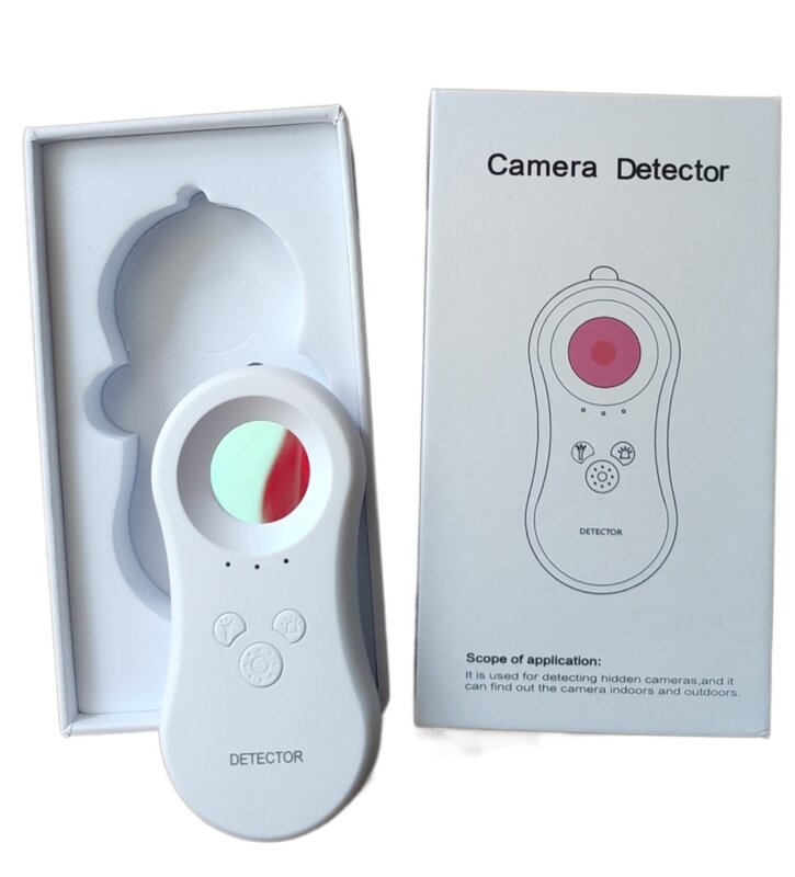 Equipo de detección de cámara antirrobo, alarma Audible y Visual, Detector infrarrojo para Hotel, habitación de viaje