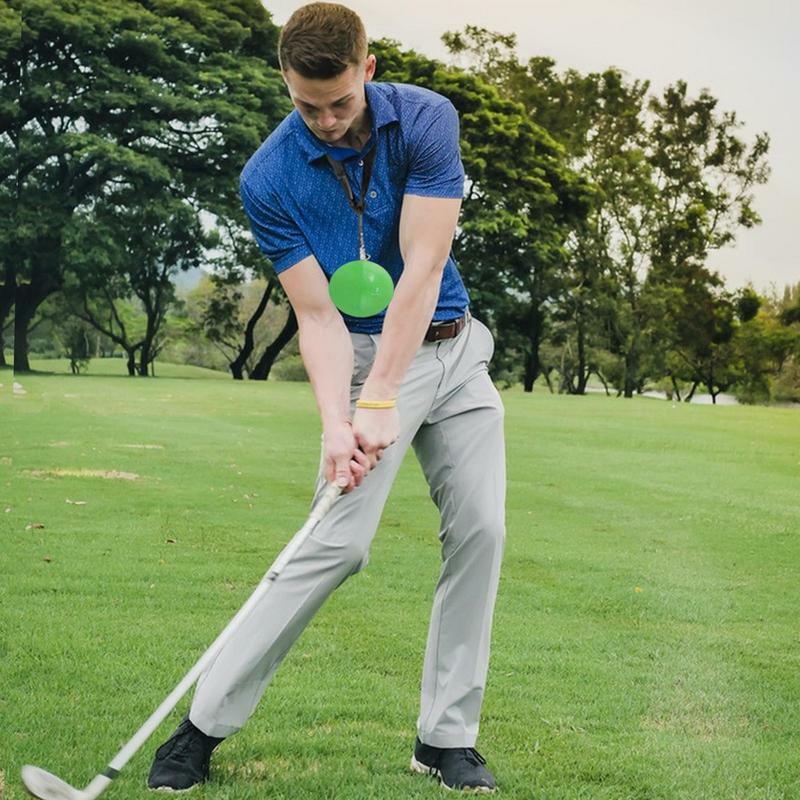 Entraîneur de golf Swing Aid avec pompe à balle, équipement d'entraînement de golf portable pour teeing off et putting débutants