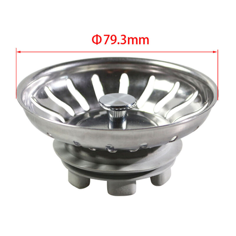 Reliable Stainless Steel Sink Strainer Stopper Smooth Liquid Flow Effortless Cleaning Suitable for Various Drains