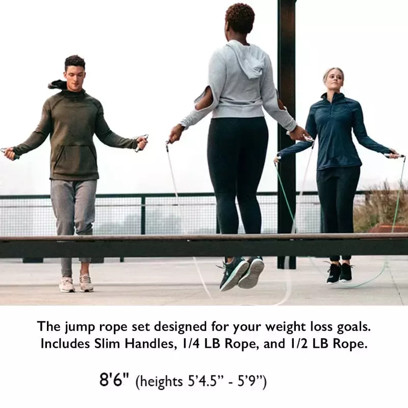 Ottieni un allenamento della forza con un forte Set magro migliora la resistenza al potere divertente corde per saltare allenamento corda per saltare