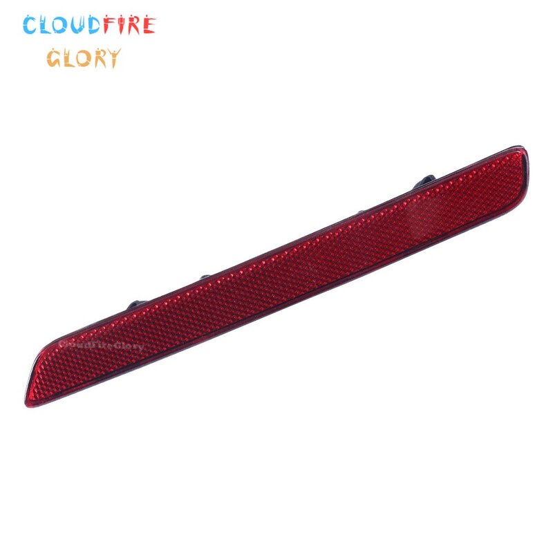 CloudFireGlory-Reflector de plástico para coche, embellecedor de parachoques trasero izquierdo o derecho rojo para Cadillac XTS 84232787-84232786, 2018, 2019