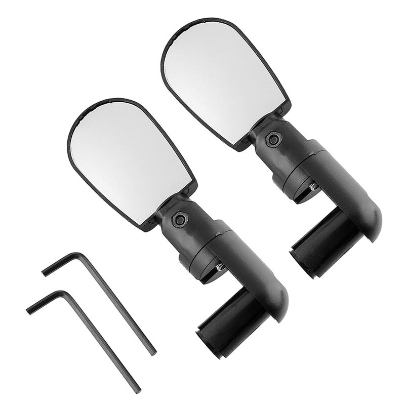 1 Pair Universal Adjustable Rotation Mini Bicycle Mirrors for MTB Road Bike Cycling Wide-Angle Handlebar Rearview Mirror Cycling