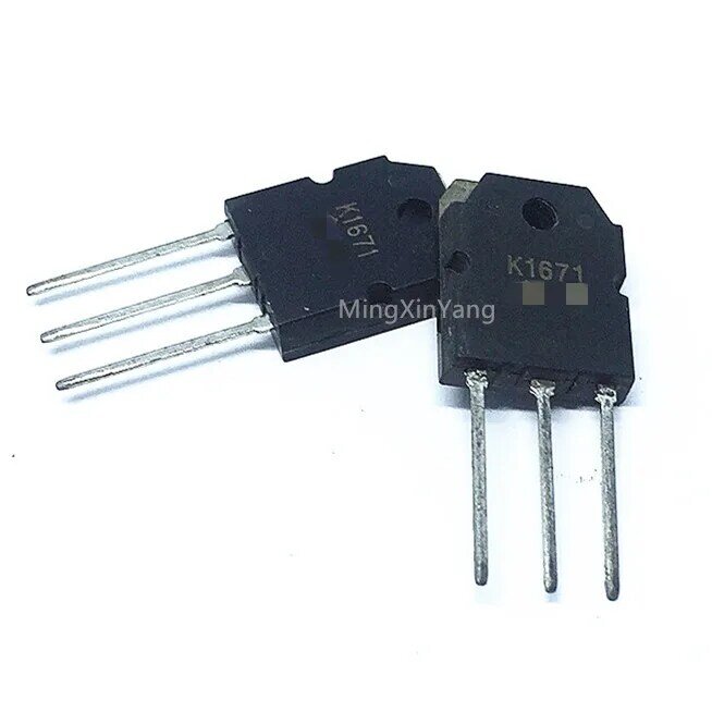 集積回路2sk1671 k1671 TO-3P ICチップ5個