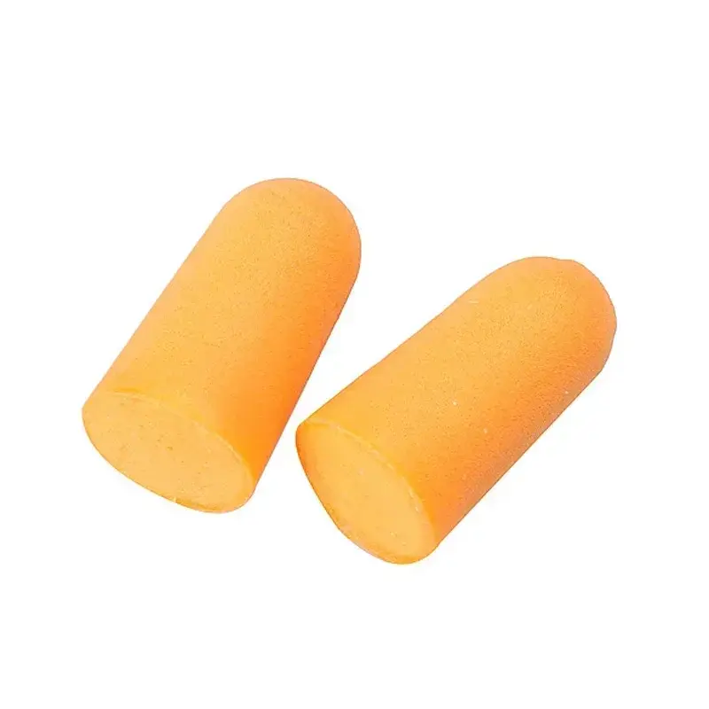 MOONBIFFY-tapones para los oídos de espuma naranja suave, Tapones Cónicos de viaje para dormir, prevención de ruido, reducción de ruido para viajar y dormir, 10 pares