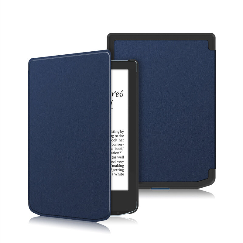 PU Couro Flip Tampa Inteligente para Pocketbook Verse Pro, Ebook Case, 6 ", Capa do Livro de Bolso, PB629, 634