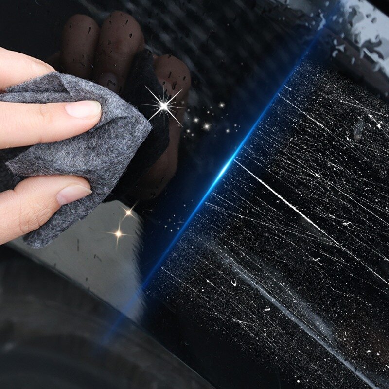 Nano Sparkle Cloth Car Scratches Rags Repair Tools Multifunction Nano Magic Cloth Scratch Remover Scratch Repair Accessories