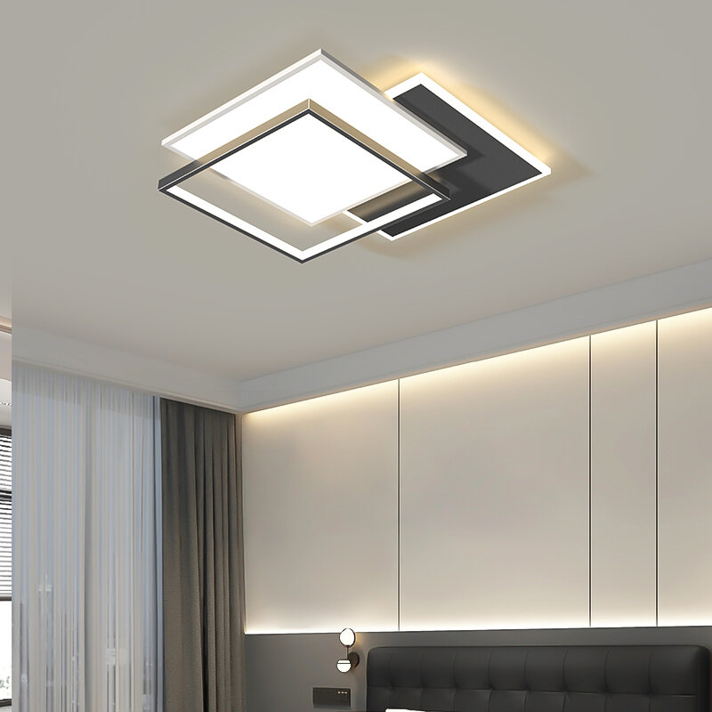 Modern Minimalist Living Room Ceiling Lights Minimalist Smart Ultra-thin LED Main Light Whole House Package Eye Protection Lamp