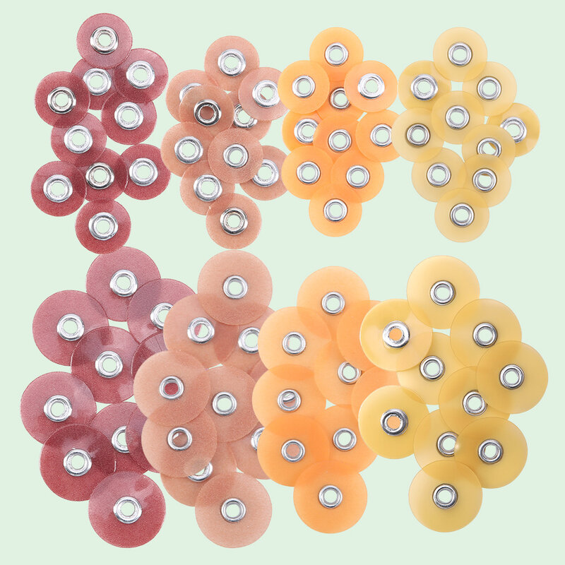 JOY DENTAL-Discos de acabado y pulido Dental, 50 piezas, compuestos de Cerámica y Vidrio, restauraciones de iómero, 135 ℃, Autoclavable