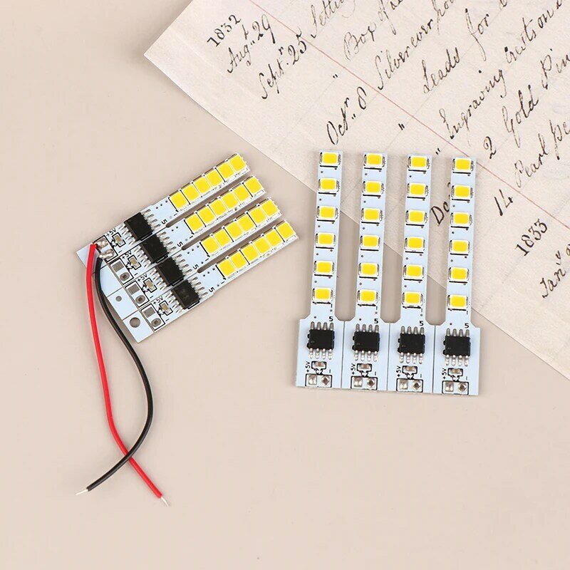 5 szt. Długa żywotność dioda LED świeca lampa lampa z imitacją płomień świecy PCB dekoracja żarówek akcesoria