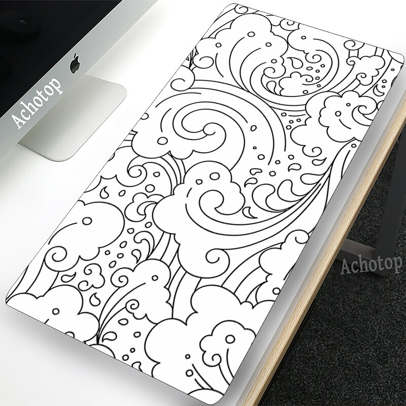 StrMiLiquid-Tapis de souris média 900x400 pour ordinateur portable et de bureau, accessoire de décoration