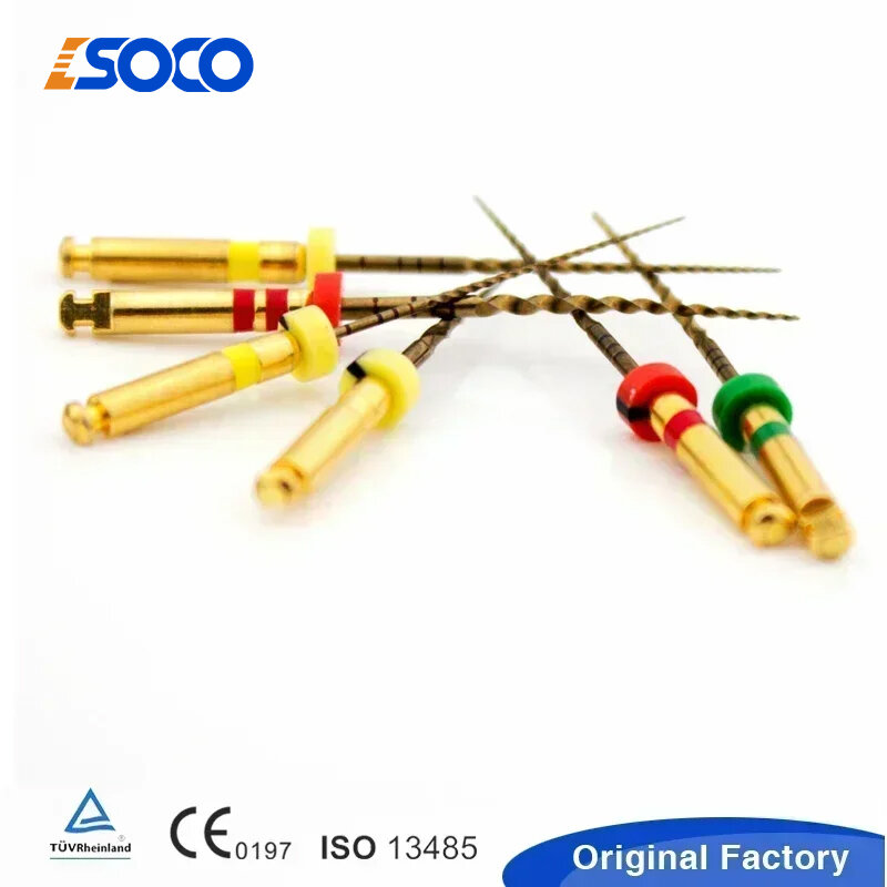 COXO SC-PRO 6 buah/kotak instrumen saluran NiTi bahan yang ditingkatkan fleksibilitas kekuatan pemotongan Optimal dan pembentukan saluran akar